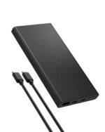 Spigen ArcPack 10000mAh Power Bank, PD3.0, Fast Charging, 22.5W Max Output, 2 Type-C Ports, 1 USB-A Port - (Aluminum, Black) - Image 2
