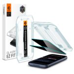Spigen EZ Fit Privacy Tempered Glass Screen Protector Guard For iPhone 17/17 Pro / 16 Pro [2 Pack] - Image 2