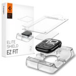 Spigen Eliteshield EZ Fit Screen Protector EPU Film for Apple Watch 11 (46mm) / 10 (46mm) [2 Pack] - Image 2