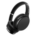 Srhythm NC25 Hybrid Noise Cancelling Headphones Over Ear, Wireless Bluetooth 5.3, 50H Playtime, Transparency Mode,Black - Image 2