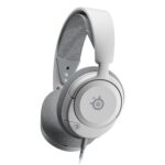 SteelSeries Arctis Nova 1 Multi-System Gaming Wired On Ear Headset Hi-Fi Drivers 360° Spatial Audio Comfort Design Durable Ultra Lightweight Noise-Cancelling Mic PC, PS5/PS4, Switch, Xbox - White - Image 2