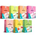 Storio Flashcards Early Learning 7 in 1 Flash Cards for Kids Babies | 196 Total Cards | Fun & Easy Language_Skills Learning Way for Preschoolers & Toddlers | 12+ Months - Image 2