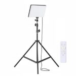 Studio Panel Light for Video & Photography with Tripod Stand | Content Creation Lighting with Video Recording & Remote Control | 3000K-5000K | 7Ft 360 Rotatable Tripod - Image 2