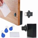 Sunkizzrs® RFID Electronic Drawer Lock — Smart NFC Cabinet Locks — Hidden Card Lock for Drawer/Cabinet/Locker/Cupboard/Wardrobe with 1 Pcs IC Cards & 3 Pcs NFC Tags - Image 2