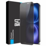 SupCares Privacy Tempered Glass for iPhone 15 and iPhone 16 (6.1 Inch) With Installation Kit | Military-Grade Gorilla Screen Protector | Edge to Edge Coverage | Black - Image 2