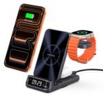 SwanScout Wireless Charger for iPhone 17, SwanScout 708A, 3 in 1 Charging Station for iPhone Air/16/15/14/13/12, Foldable Charging Stand for Apple Watch Ultra/11/10/9/8/7/6, for AirPods (No Adapter) - Image 2