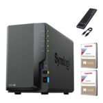 Synology DS224+ NAS Server Bundle 2 Bay (2GB RAM, 12TB Storage) - 2x 6TB NAS Hard Drives, High Performance Desktop Network Storage Device - Image 2