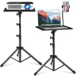 Syskonics Tripod Laptop Height Adjustable, Laptop Floor Stand with Plate & Speaker Tripod for Office, Home, Stage, Studio, DJ Racks Holder Mount (Light Weight) - Image 2