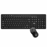 TAG KBWM1000 Black Wireless Keyboard & Mouse Combo Kit with USB 2.4Ghz Nano Receiver, Linear Chiclet Keys, Upto 10M Clicks, Full 104 Keys & 10 Multimia Keys, 6 Buttons Mouse, for Windows/Mac/Linux - Image 2
