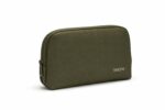 TEKNE Mini Tech Organizer Pouch | Water-Resistant Gadget Organizer with Multiple Compartments & SBS Zippers | Travel & Office Use – Green - Image 2