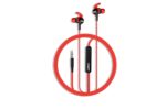 TEMPT Zoom X1 in-Ear Sport Wired Earphone with Mic, 3.5mm Audio Jack, 12mm Powerful Driver, Enhanced Bass, Noise Cancelling Headphone for Phone/Tablet/Laptop/Desktop (Black + Red) - Image 2