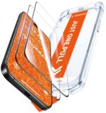 TORRAS for iPhone 17 Pro Screen Protector | Mil-Grade Shatterproof Screen Guard | 9H+ Aerospace Tempered Glass | Anti-Scratch Full Coverage Fit | Bubble Free | One-Step Installation | 6.3''2 Packs - Image 2