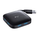 TP-Link UH400 USB 3.0 4-Port Portable Data Hub for Mac, iMac, MacBook Pro Air, Ultrabooks, Tablet, Laptop and Any PC, Windows, Mac OS X and Linux Systems- Black - Image 2