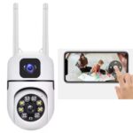 TP PLUS 4+4MP WiFi Dual Lens Mini PTZ CCTV Camera 360° Rotation | HD Night Vision | Two-Way Audio | Motion Detection | Wireless Indoor/Outdoor Security Camera for Home (Dual Lens Mini Dome) - Image 2