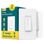TREATLIFE 3 Way Smart Dimmer Switch 2 Pack, 2 Master 3 Way Dimmable Light Switches, 2.4GHz WiFi Smart Switch Compatible with Alexa and Google Home, Neutral Wire Needed, No Hub Required, Remote Control - Image 2