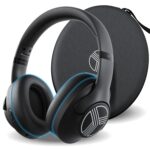 TREBLAB Z2 - Premium Sports Wireless Headphones - Active Noise Cancelling T-Quiet ANC, Bluetooth aptX Ultra-HD Sound, Over Ear Neodymium Speakers, 35H Playtime, Microphone, Best For Gym Workout Travel - Black - Image 2