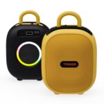 TRIGGR Roar 12 Portable BT, V5.3, FM Mode, Rubber Finish, 8 Hr Playtime 12 W Bluetooth Speaker (Midnight Sun, Mono Channel) - Image 2