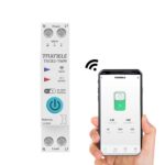 TUYA WIFI Smart Circuit Breaker Power Metering Energy Meter KWh 1P 230V 16A Voltmeter Ammeter Energy Meter DIN Rail Smart Life Wireless Remote Control Switch Timer Voice Control (16A)- HIVAGI - Image 2