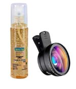 TYROCX 0.45X Wide Angle Mobile Camera Lens and 15X Macro Lens (Wide+Macro) for All Smartphones with Cleaning Gel - Image 2