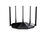 Tenda TX2 Pro WiFi 6 AX1500 Smart Router, Dual Band Gigabit Wireless Internet, 5 * 6dBi High-Gain Antennas, 3 Gigabit LAN Ports, WPA3+OFDMA+MU-MIMO (Black) - Image 2
