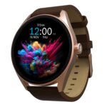 Titan Crest 1.43” AMOLED Smart Watch for Productivity with BT Calling, AI Morning Briefs, Functional Crown, Health Tracking, Aluminium Body, 100+ Sports Modes, Smartwatch for Men and Women - (Brown) - Image 2