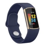 Tobfit Silicone Band for Fitbit Charge 5/6 Fitness Tracker,Soft Adjustable Replacement Strap with Hidden Buckle, Sport Wristband for Men Women - Image 2