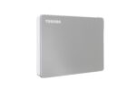 Toshiba Canvio Flex 1TB Portable External HDD, USB-C® USB3.0 for Mac, Windows PC, Laptop and Tablet. 3 Years Warranty. External Hard Drive - Silver - Image 2