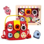 Toyshine Cute Multifunctional Lightweight Childrens Crossbody Camera Bag EVA Toddler DIY Shoulder Bag Handbag cum silicone Purse for Girls kids with Adjustable Strap - Image 2