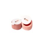 Travel Likes Me Travel Essentials Accessories - Cream Container, Cream Cosmetic Pack, Travel-Friendly Storage, Small Container for Makeup, refillable Stackable Jars, Cute Finds (Cream Jars, Silicone) - Image 2