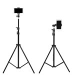 Tripod Stand Lightweight & Portable Portable 7 Feet (84 Inch) Long With Adjustable Mobile Clip Holder For All Mobiles & Cameras Stand For Youtube, Facebook And Instagram - Image 2