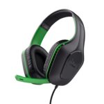 Trust Gaming GXT 415X Zirox Lightweight Gaming Headset for Xbox Series X/S Consoles with 50mm Drivers, 3.5 mm Jack, 1.2m Cable, Foldaway Microphone, Over-Ear Wired Headphones - Black/Green - Image 2