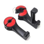 UDIKEFO Car Hooks, Car Seat Back Hooks with Phone Holder, Universal Multifunctional Car Vehicle Back Seat Headrest Mobile Phone Holder Hanger Holder Hook for Bag Purse Cloth Grocery-(Set of 2) - Image 2