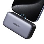 UGREEN 5000mAh Power Bank Built-in USB C Port, Portable Charger 22.5W Fast Charging with Stand, LED Display, Portable Battery Compatible with iPhone 15 iPad Pro Galaxy Pixel Black - Image 2