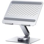 UGREEN Laptop Stand for Desk Adjustable 360 Rotating Base Compatible with MacBook Pro Air Stand, Lenovo Ideapad 3, Dell Chromebook, HP Notebook up to 17.3 Inch - Image 2