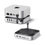 UGREEN Mac mini M4 Dock, 11-in-1 USB C Hub with 8TB M.2 NVMe Enclosure 10Gbps, 5X USB-A and 2X Type C Data Ports, SD/TF Card Slot, Docking Station & Stand for Mac mini M4/M4 Pro - Image 2