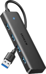 UGREEN USB Hub, 4 Ports Type A Splitter Ultra-Slim USB 3.0 Expander for Mouse, Keyboard, Flash Drive, U Disk, Printer Compatible with Laptop, Desktop PC, Xbox, PS5, Car System, and More (15cm) - Image 2