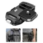 ULANZI Camera Backpack Strap Clip,w Plate Quick Release System, Compatible w Uka & F38 QR Plates, for Sony, Nikon, Fuji, DSLR Action Cam Mount, Bearable Load up to 10kg - Image 2