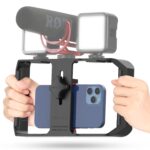 ULANZI U Rig Pro Smartphone Video Rig, Filmmaking Case, Phone Video Stabilizer Grip Tripod Mount for Videomaker Film-Maker Video-Grapher for iPhone Xs Xs Max Xr iPhone X 8 Plus Samsung, Black - Image 2