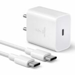 UNIGEN 45W Type-C Fast Charging Adapter with Type-C to Type-C Cable | Compatible with Samsung Galaxy S24/S24 Plus/S24 Ultra/S23/S22/Z Fold 3/4/5, iPhone 15/16/17, Tablets & Other USB-C Devices - Image 2