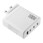 UNIGEN Audio 100W GaN 3-Port Portable Fast Charger with Quick Charge USB A Ports and Dual USB C Ports, USB C Wall Charger for MacBook Pro 17, 16, 15, iPad Pro,Laptop, Phone, Tablet and More - Image 2
