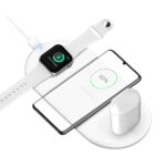 UNIGEN® Unidock 310 3in1 Wireless Charger for iPhone 17/16/15/14/13/12/11 Series/SE/XS/XS Max/XR/X/8/8 Plus, Charging Mat for Apple Watch 10/9/SE/8/7/6/5/4/3/2/Ultra and Pods 1/2/3/Pro - Image 2