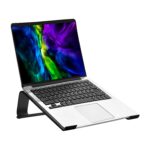 URBAN KINGS Laptop Stand for Desk,Aluminium Adjustable Laptop Riser for Laptops MacBook Pro and Air 13" 14" 15.6" 17 inch, Desktop Ergonomic Foldable Portable Air Vantilated Computer & Notebook Stand - Image 2