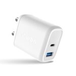 URBN 25W Dual USB Type-C Travel Adaptor with GaN Technology for Google Pixel, Xiaomi, Motorola, iPhone, Samsung Galaxy Tab S/A Series, Galaxy S10/M54/M55/A80/A90/S25/S24 (White) - Image 2
