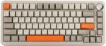 URX x AJAZZ AK820 MAX Plus Premium Mechanical Gaming Keyboard | 75% Wireless RGB Keyboard with Hot Swappable Pre-Lubed Switches | Bluetooth, USB-C, 2.4GHz | Upgraded Gasket Seal Design | Retro Orange - Image 2