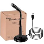 USB Microphone for PC Laptop I Plug & Play Noise Cancelling Desktop Mic for Computer & Mac I Professional Condenser Microphone for Gaming, Streaming, YouTube, Zoom, Video Calls (M-309) - Image 2