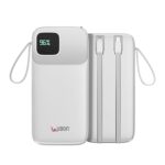 Ubon 10000mAh Powerbank (PB-X120) | 30W QC PD Fast Charging | Smart IC Protection | Compact & Durable Portable Charger for Smartphones, Tablets & Gadgets (White) - Image 2