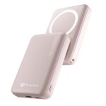 UltraProlink |10000 mAh | Magnetic Mag-Safe Power Bank|Juice-Up Mag 6 |22.5W Type C Port with PD-PPS Support | Mag-Safe Charging for iPhone Series 17,16,15,14,13 | Made in India | Pink | UM1120 - Image 2