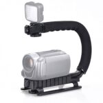 Universal Stabilizer C-Shape Bracket Video Handheld Grip for DSLR DV Camera (Black) (C STABLIZER) - Image 2