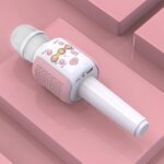 VRJTEC Kids Wireless Karaoke Microphone | Bluetooth Singing Mic with Built-in Speaker, Echo, Rechargeable & Portable Handheld Toy Mic for Boys & Girls Home Party Fun - Image 2