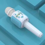 VRJTEC Kids Wireless Karaoke Microphone | Bluetooth Singing Mic with Built-in Speaker & Echo | Rechargeable Portable Toy Mic for Boys & Girls | Fun Birthday Party Gift & Home Entertainment - Image 2